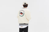 ロマンティッククラウン(ROMANTIC CROWN)  CLASSIC LOGO COTTON CARDIGAN_OATMEAL