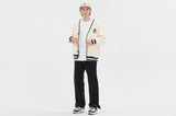 ロマンティッククラウン(ROMANTIC CROWN)  CLASSIC LOGO COTTON CARDIGAN_OATMEAL
