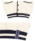 ロマンティッククラウン(ROMANTIC CROWN)  CLASSIC LOGO COTTON CARDIGAN_OATMEAL