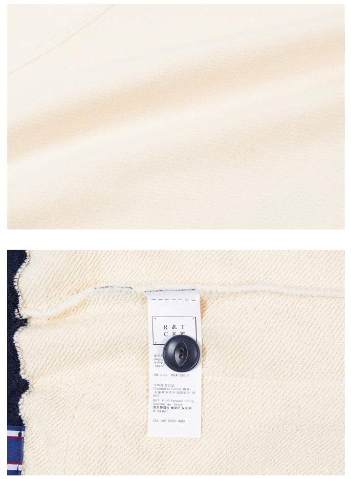 ロマンティッククラウン(ROMANTIC CROWN)  CLASSIC LOGO COTTON CARDIGAN_OATMEAL
