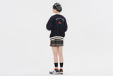 ロマンティッククラウン(ROMANTIC CROWN)  CLASSIC LOGO COTTON CARDIGAN_NAVY