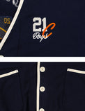 ロマンティッククラウン(ROMANTIC CROWN)  CLASSIC LOGO COTTON CARDIGAN_NAVY