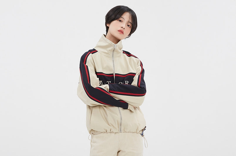 ロマンティッククラウン(ROMANTIC CROWN)   21C BOYS RACING JACKET_OATMEAL