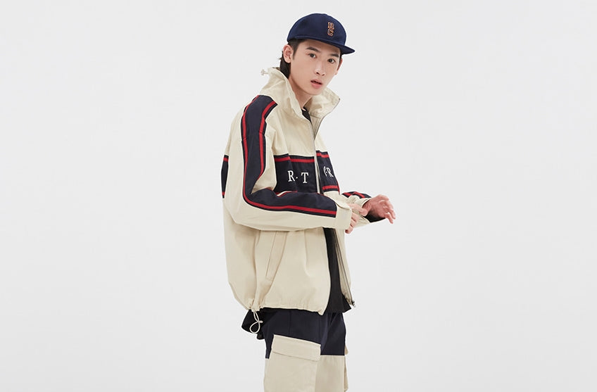 ロマンティッククラウン(ROMANTIC CROWN)   21C BOYS RACING JACKET_OATMEAL