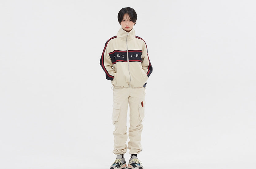 ロマンティッククラウン(ROMANTIC CROWN)   21C BOYS RACING JACKET_OATMEAL