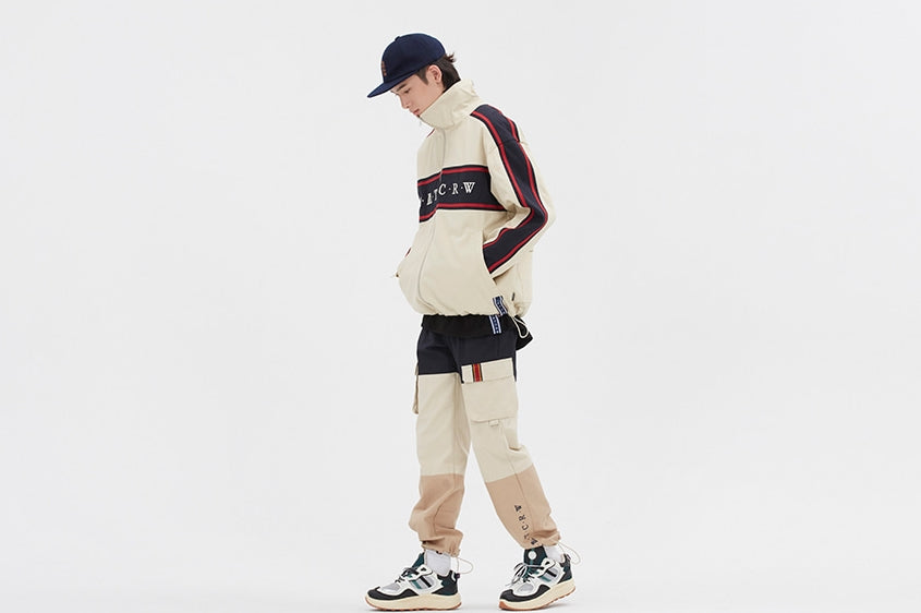 ロマンティッククラウン(ROMANTIC CROWN)   21C BOYS RACING JACKET_OATMEAL