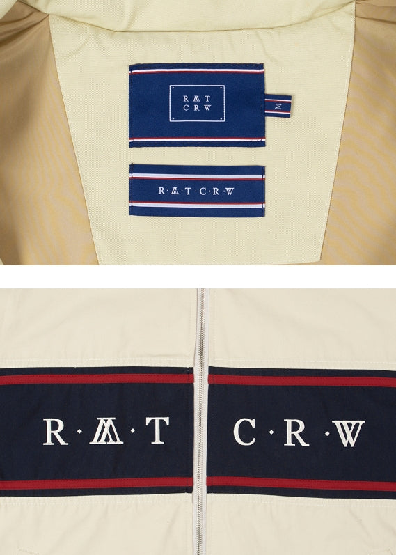 ロマンティッククラウン(ROMANTIC CROWN)   21C BOYS RACING JACKET_OATMEAL