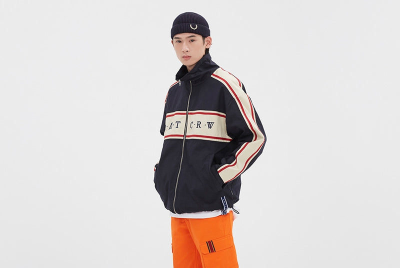 ロマンティッククラウン(ROMANTIC CROWN) 21C BOYS RACING JACKET_NAVY