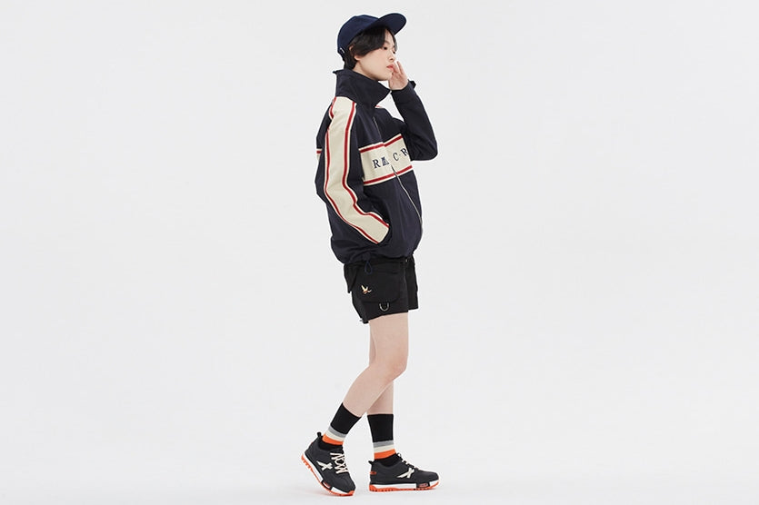 ロマンティッククラウン(ROMANTIC CROWN) 21C BOYS RACING JACKET_NAVY
