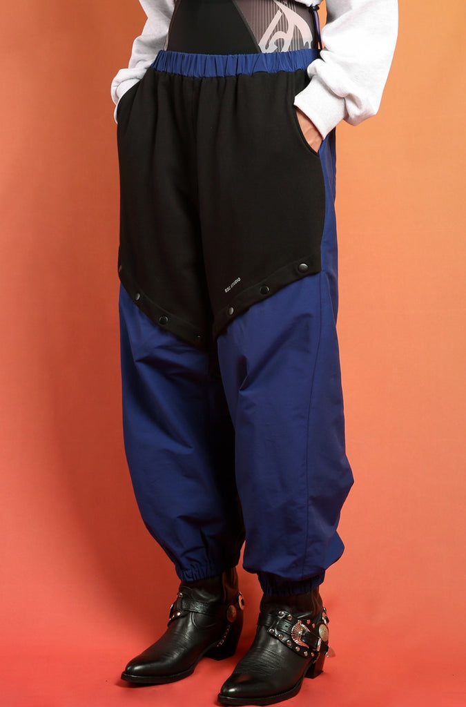イーエスシースタジオ(ESC STUDIO) Snap training pants(blue)