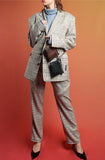 イーエスシースタジオ(ESC STUDIO) Zipper slacks (check)