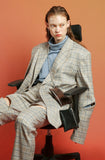 イーエスシースタジオ(ESC STUDIO) Zipper slacks (check)