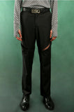 イーエスシースタジオ(ESC STUDIO) Zipper slacks (black)
