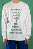 イーエスシースタジオ(ESC STUDIO) Logo long sleeves (white)