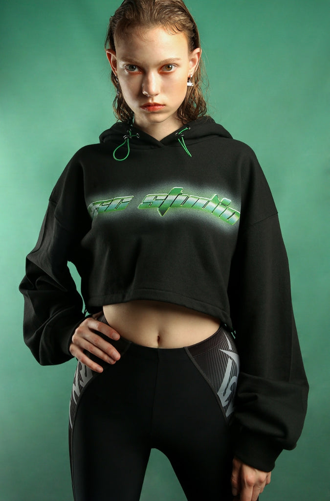 イーエスシースタジオ(ESC STUDIO) ESC crop hood (black)