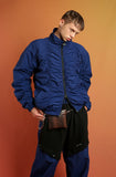 イーエスシースタジオ(ESC STUDIO) Shirring blouson (blue)