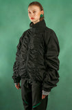 イーエスシースタジオ(ESC STUDIO) Shirring blouson (black)
