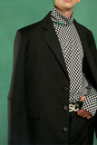 イーエスシースタジオ(ESC STUDIO) Zipper blazer (Black)