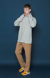 スローアシッド(SLOW ACID)  Stripe Turtleneck Long-T (GREY)