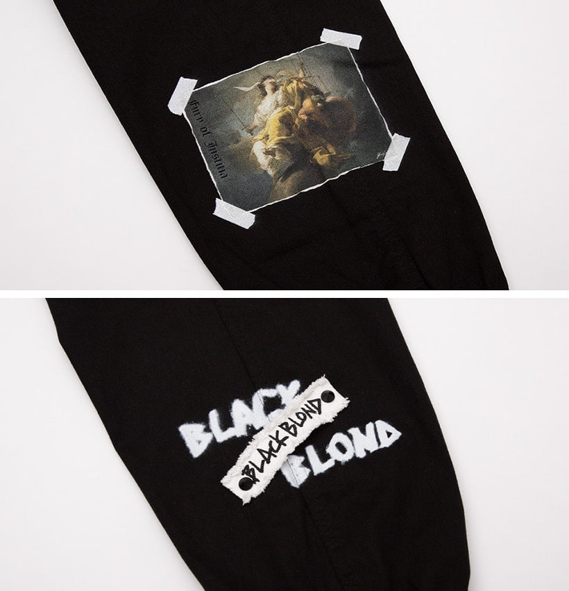ブラックブロンド(BLACKBLOND) BBD Justitia Cargo Jogger Pants (Black)