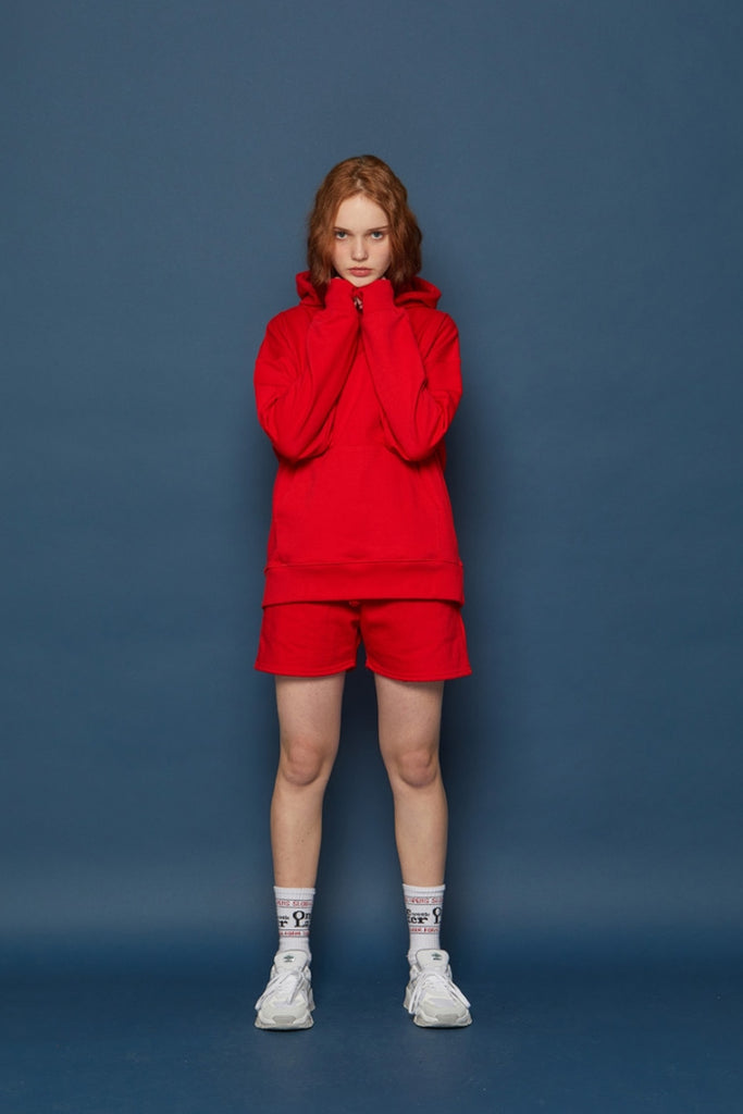 スローアシッド(SLOW ACID) Back Logo Hoodie (RED)