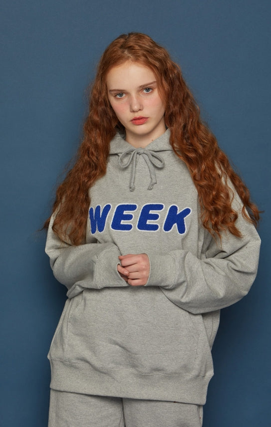 スローアシッド(SLOW ACID) WEEK Hoodie (GREY)