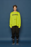 スローアシッド(SLOW ACID) Pocket Sweatshirt (LIME)
