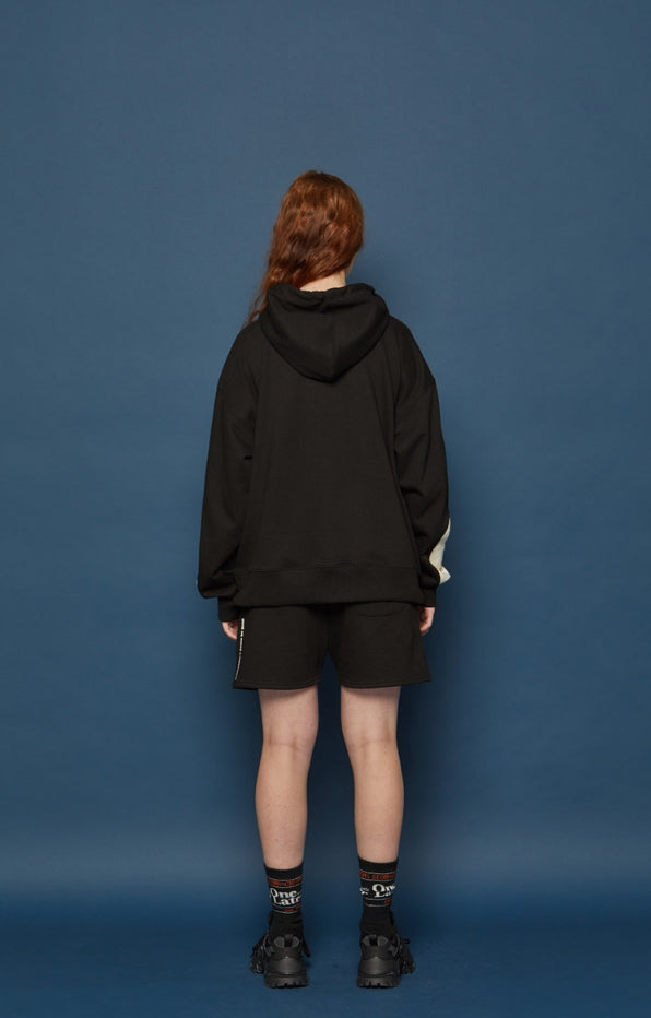 スローアシッド(SLOW ACID) Reverse Patch Hoodie (BLACK)