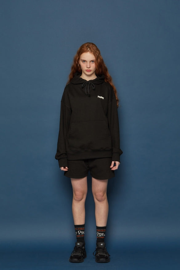 スローアシッド(SLOW ACID) Reverse Patch Hoodie (BLACK)