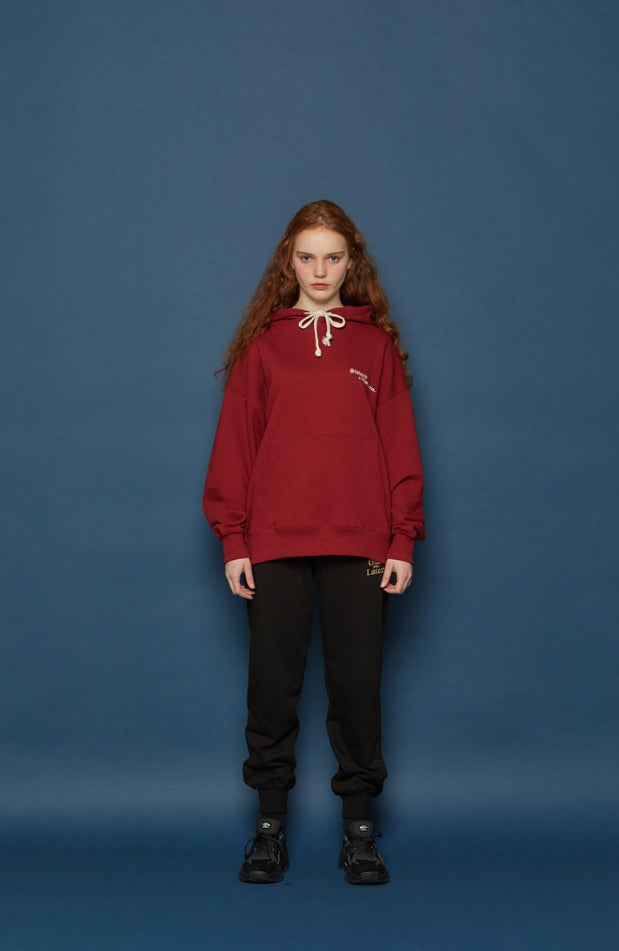 スローアシッド(SLOW ACID) Gothictypo Hoodie (RED)