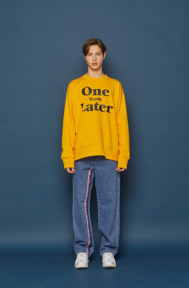 スローアシッド(SLOW ACID) OWL Sweatshirt (YELLOW)