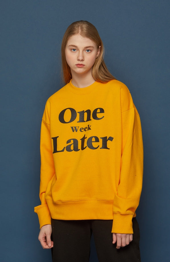 スローアシッド(SLOW ACID) OWL Sweatshirt (YELLOW)