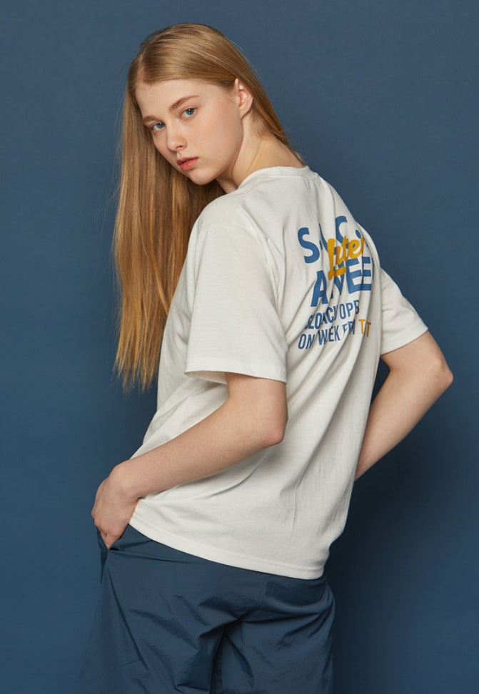 スローアシッド(SLOW ACID) LATER Short-T (WHITE)