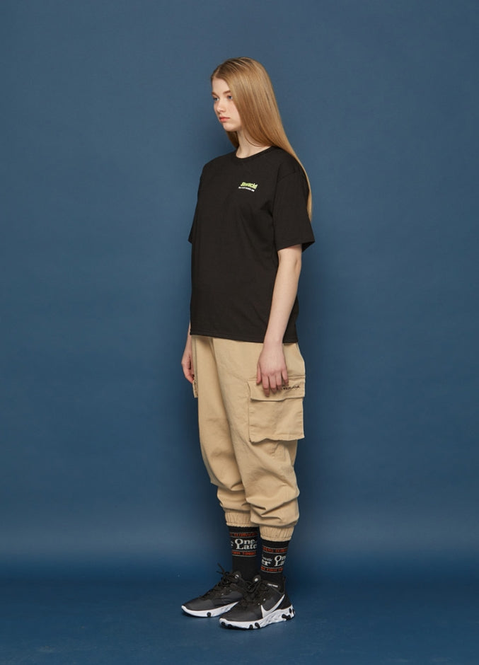 スローアシッド(SLOW ACID) Neon Calendar Short-T (BLACK)