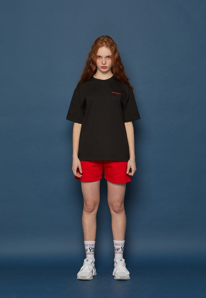 スローアシッド(SLOW ACID) Vertical Logo Short-T (BLACK)