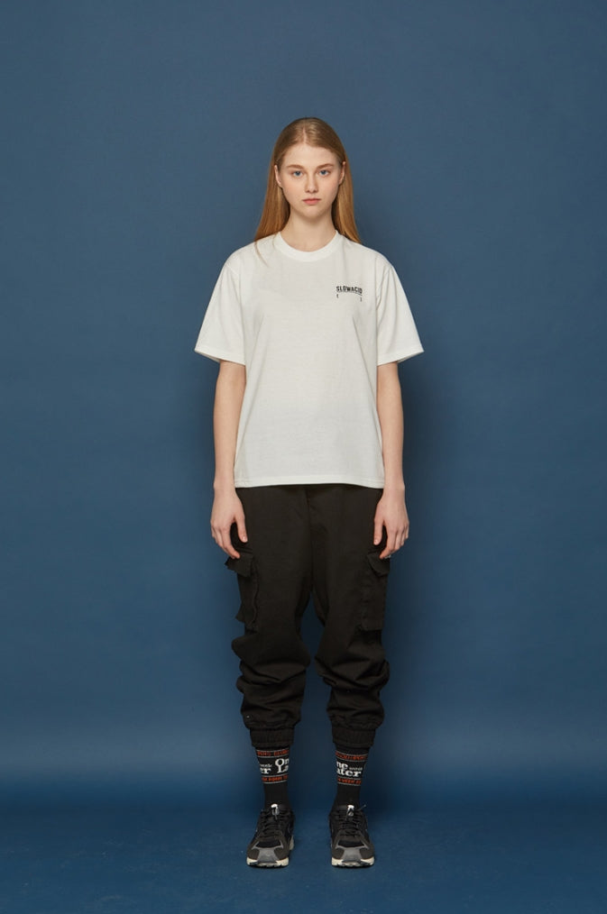 スローアシッド(SLOW ACID) Bracket Short-T (WHITE)