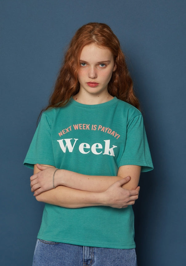 スローアシッド(SLOW ACID) WEEK WMNS Short-T (MINT)