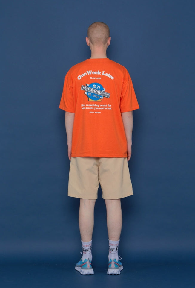 スローアシッド(SLOW ACID) Planet Short-T (ORANGE)