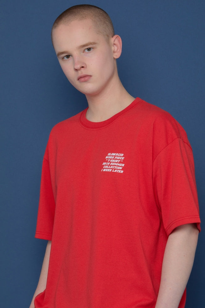 スローアシッド(SLOW ACID) 19SU Short-T (RED)