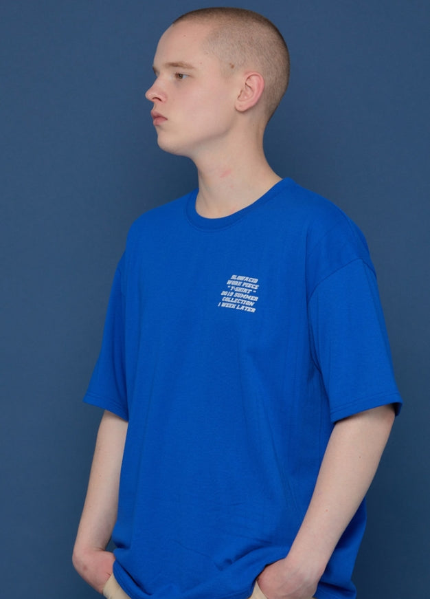 スローアシッド(SLOW ACID) 19SU Short-T (BLUE)