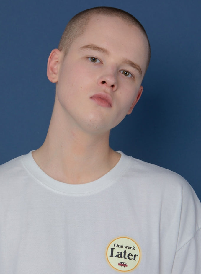 スローアシッド(SLOW ACID) Circle Logo Short-T (WHITE)