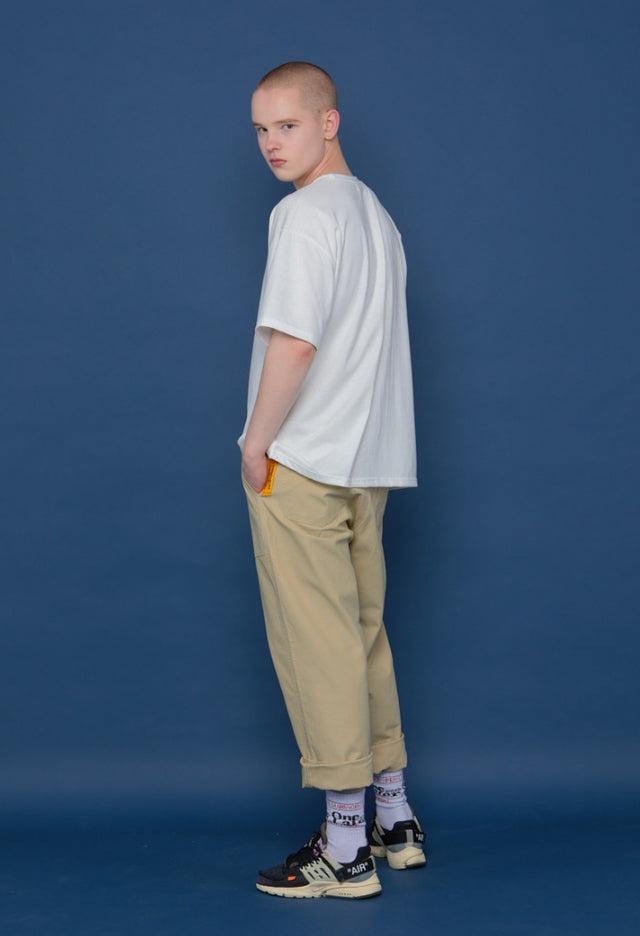 スローアシッド(SLOW ACID) Color Logo Short-T (WHITE)