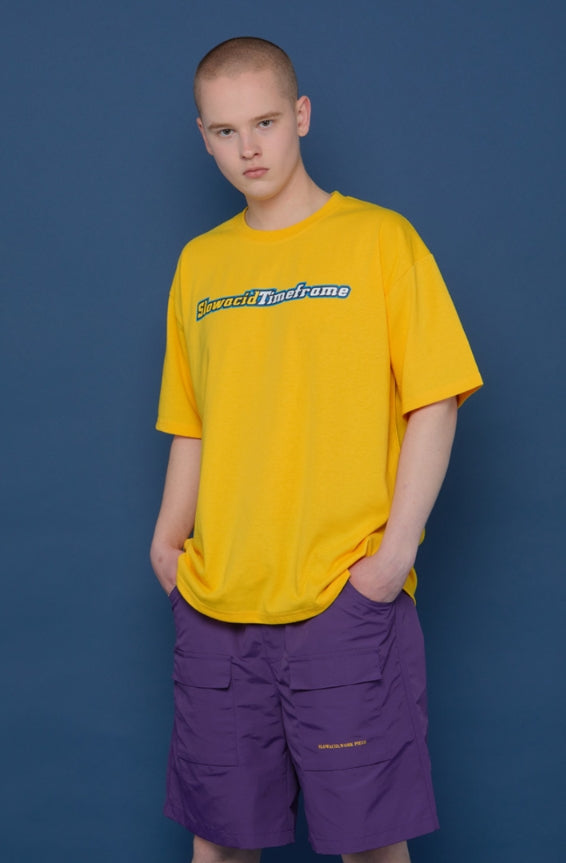 スローアシッド(SLOW ACID) Front Cargo Half Pants (VIOLET)