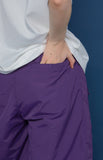 スローアシッド(SLOW ACID) Front Cargo Half Pants (VIOLET)