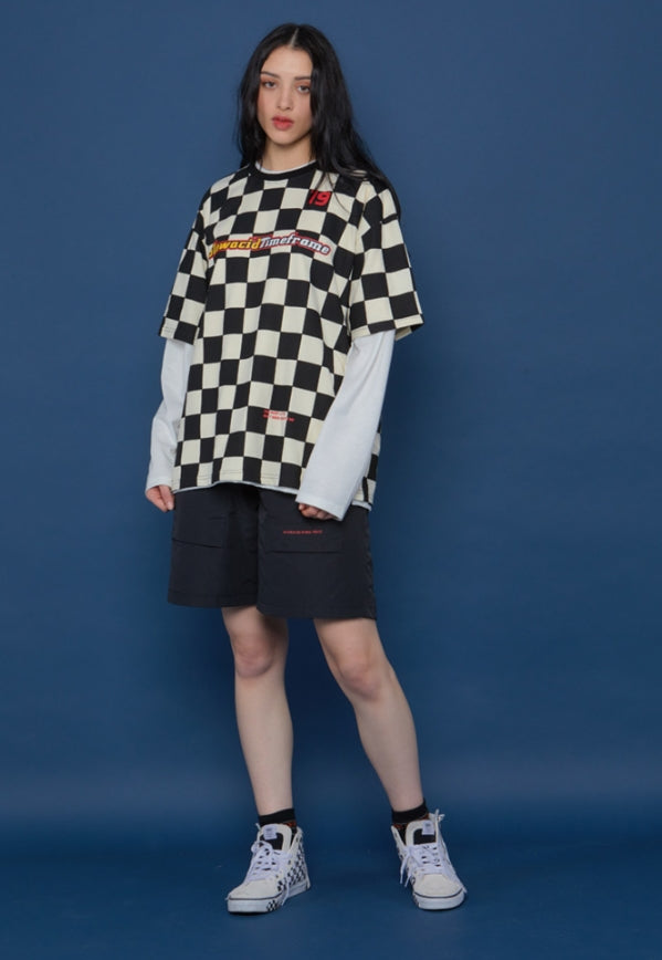 スローアシッド(SLOW ACID) Layered Slit Long-T (WHITE)