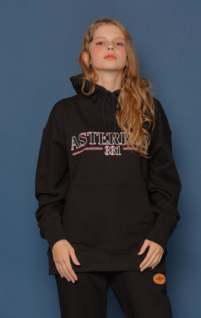 スローアシッド(SLOW ACID) Double R 331 Hoodie (BLACK)