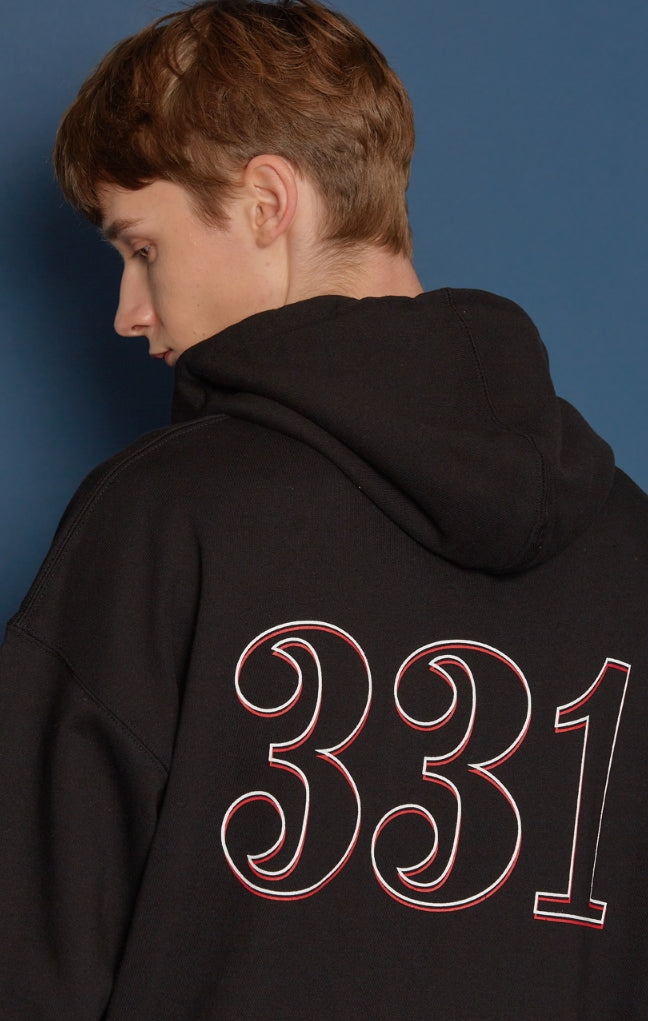 スローアシッド(SLOW ACID) Double R 331 Hoodie (BLACK)