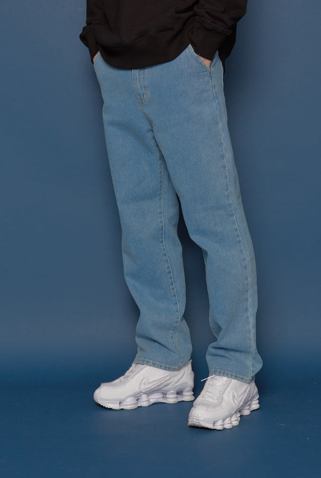 スローアシッド(SLOW ACID)Key ring Denim Pants (LIGHT BLUE)