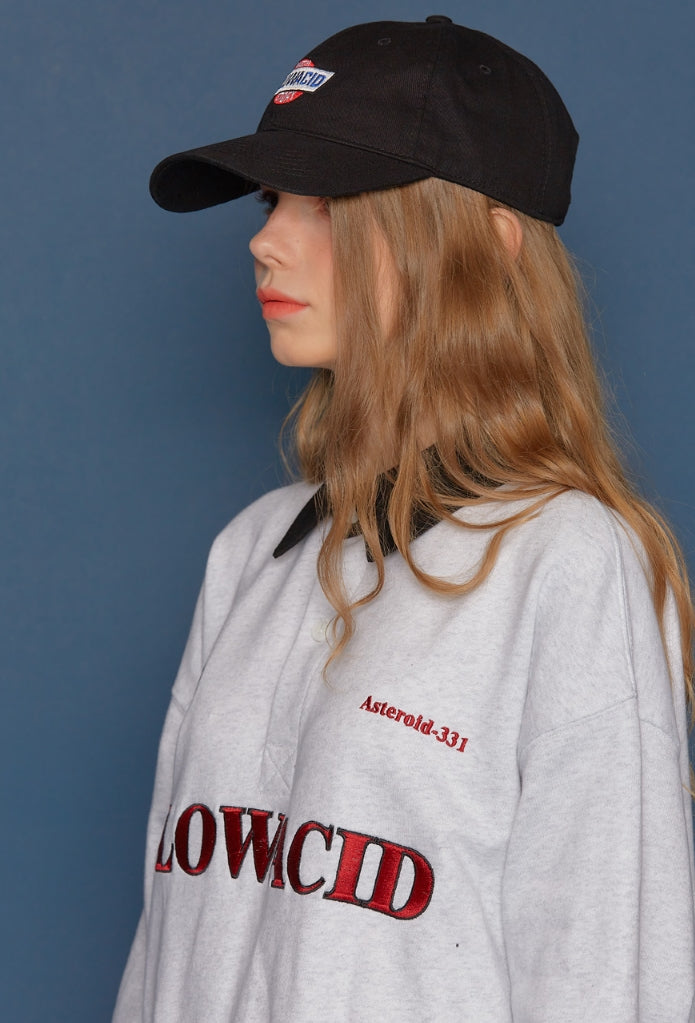 スローアシッド(SLOW ACID) Story Logo Cap (BLACK)