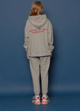 スローアシッド(SLOW ACID) Rose Embroidery Hoodie (GREY)